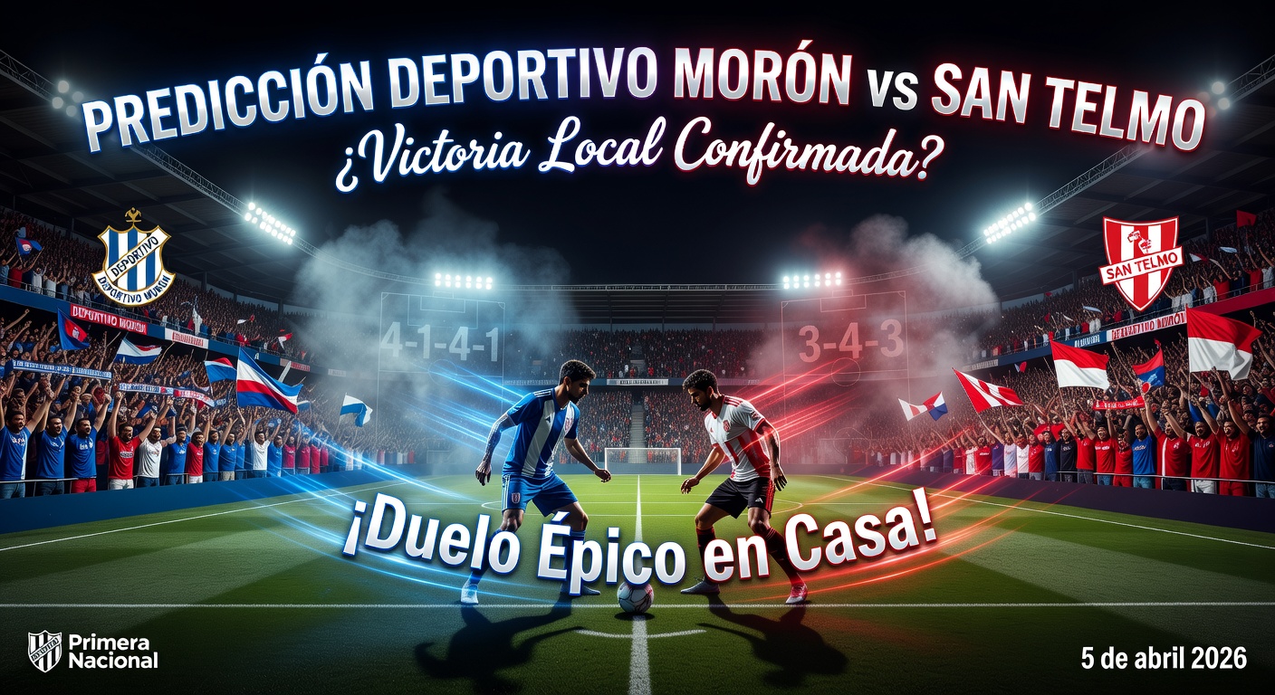 Deportivo Moron vs San Telmo Pronóstico / Prediction