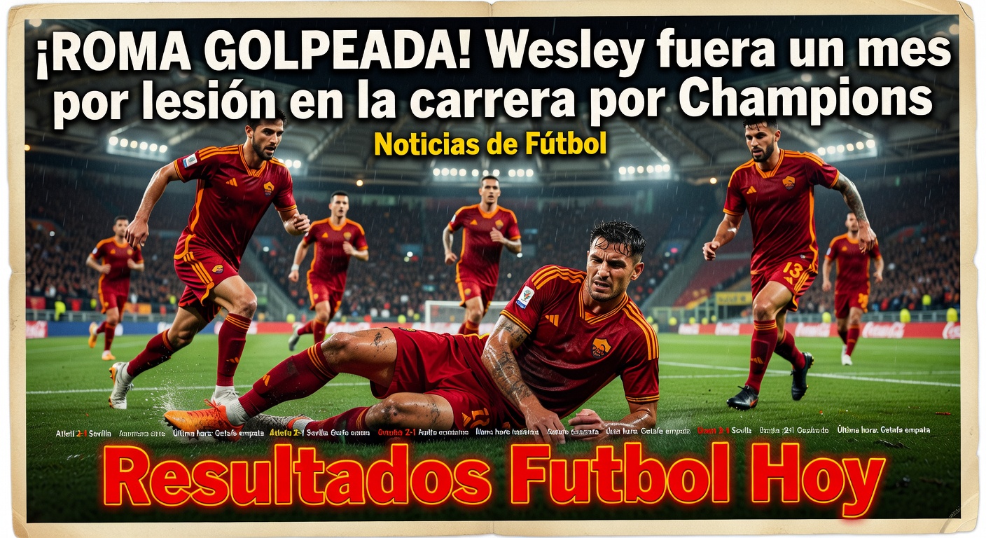 Roma defender Wesley out for one month