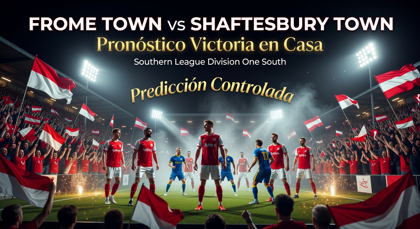 Frome Town vs Shaftesbury Town Pronóstico / Prediction