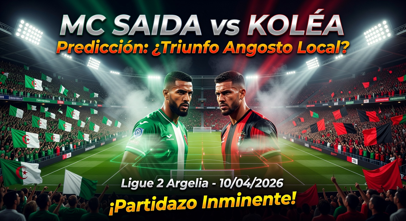MC Saida vs Koléa Pronóstico / Prediction