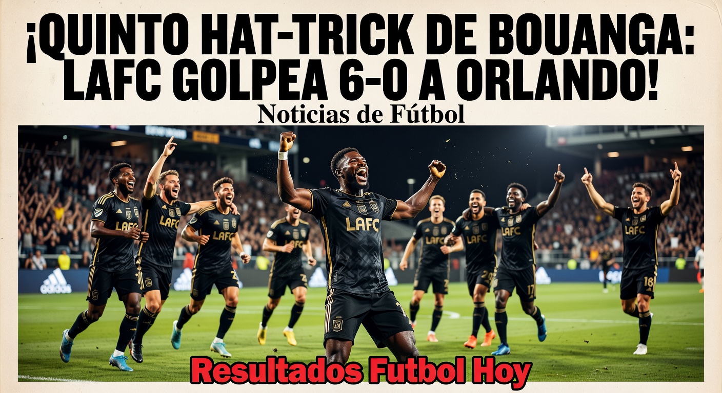 LAFC Thrash Orlando City 6-0 in Dominant MLS Win