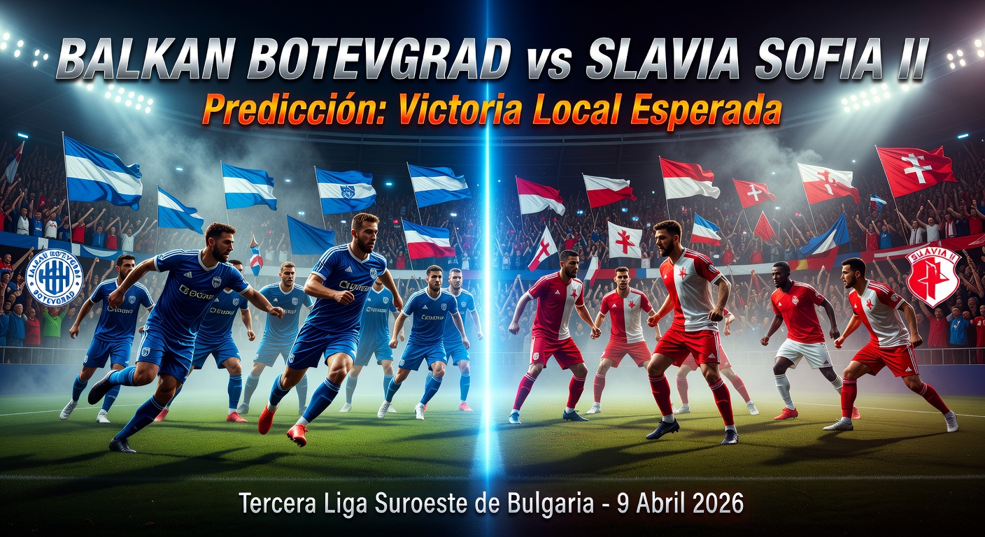 Balkan Botevgrad vs Slavia Sofia II Pronóstico / Prediction