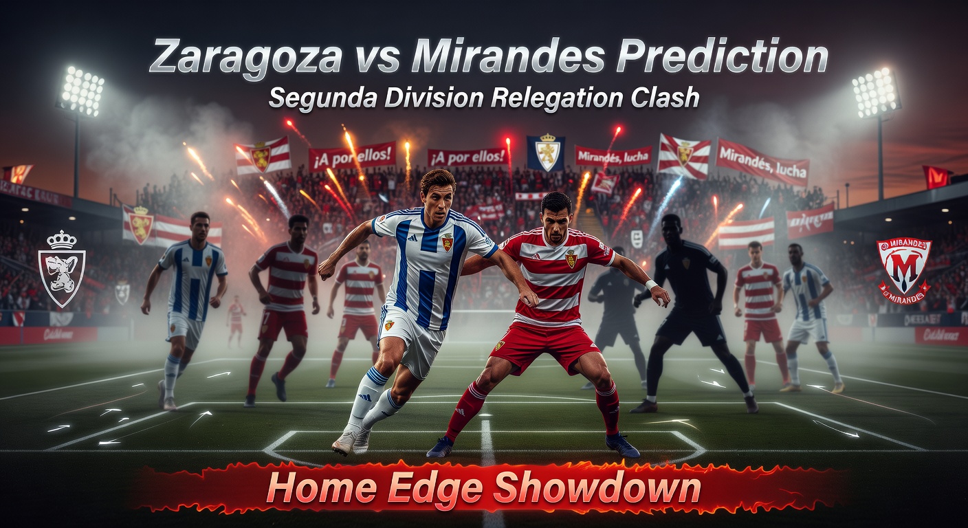 Zaragoza vs Mirandes Pronóstico / Prediction