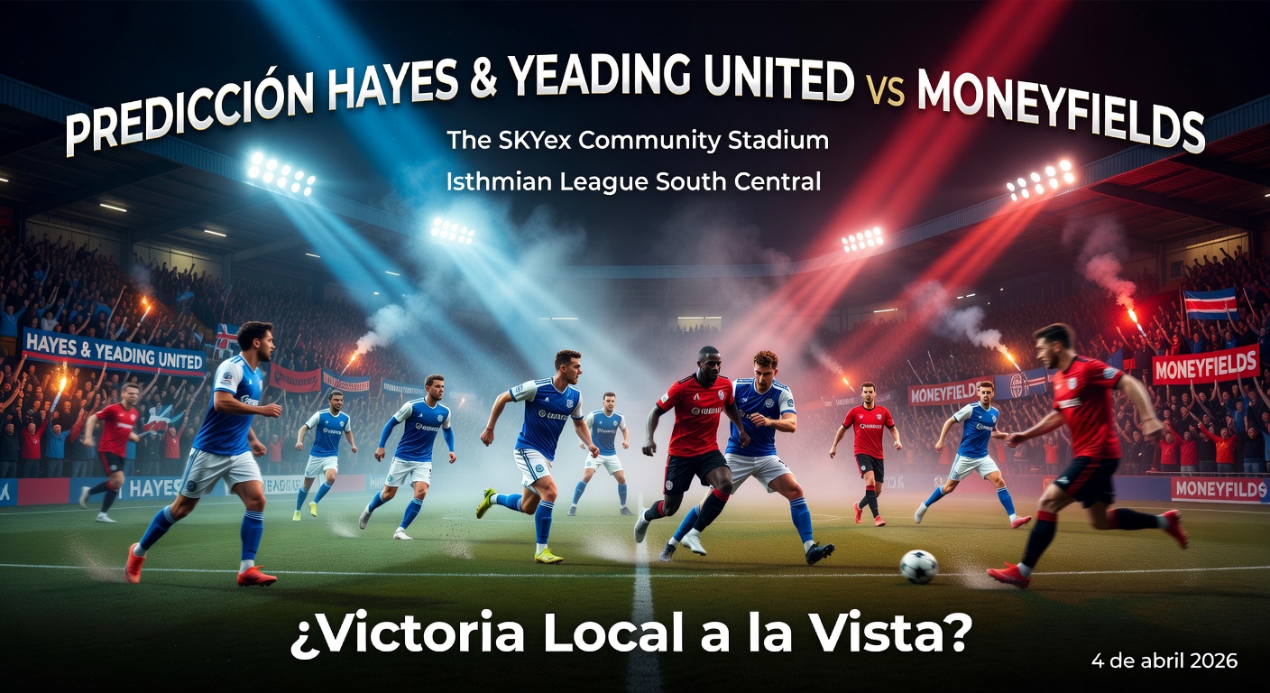 Hayes & Yeading United vs Moneyfields Pronóstico / Prediction