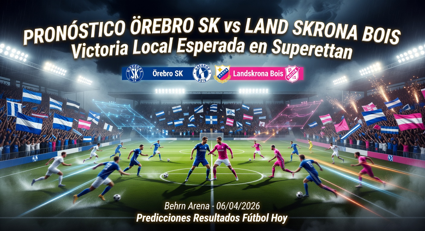 Orebro SK vs Landskrona BoIS Pronóstico / Prediction