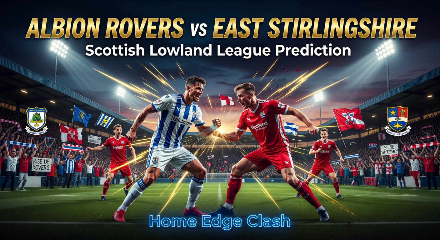 Albion Rovers vs East Stirlingshire Pronóstico / Prediction