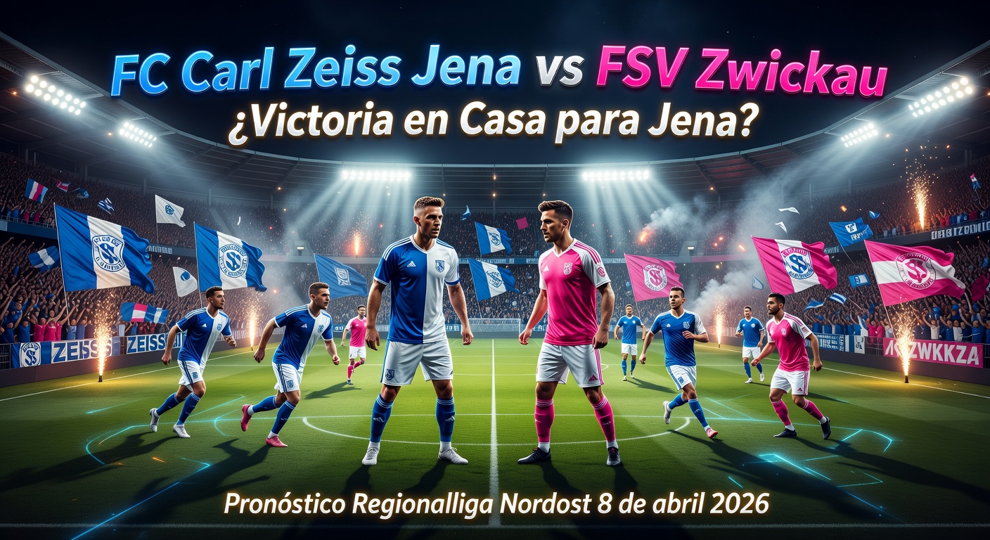 FC Carl Zeiss Jena vs FSV Zwickau Pronóstico / Prediction