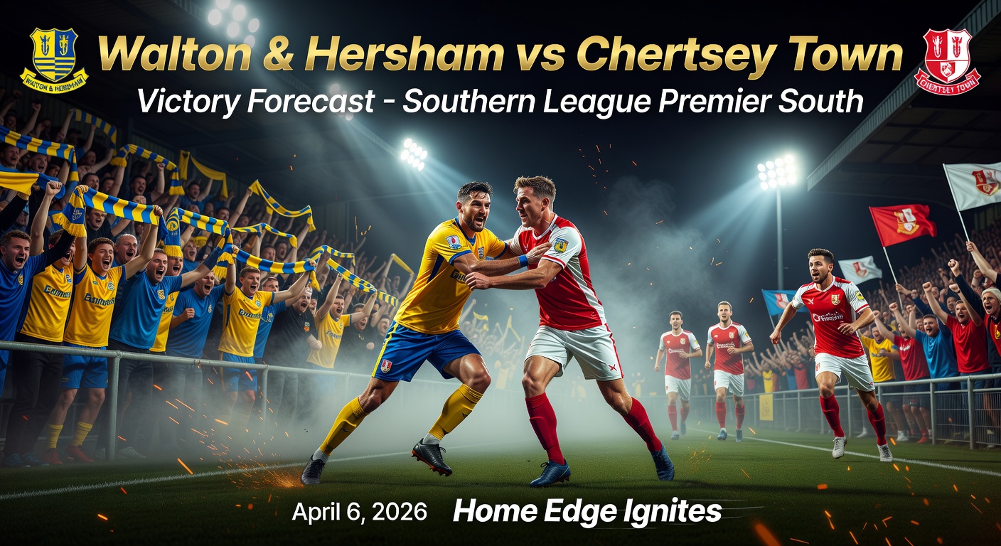 Walton & Hersham vs Chertsey Town Pronóstico / Prediction