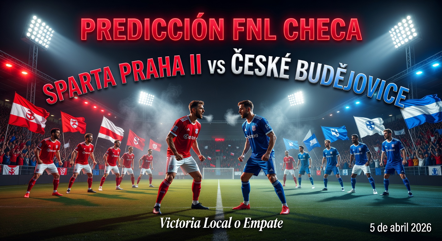 Sparta Praha II vs České Budějovice Pronóstico / Prediction