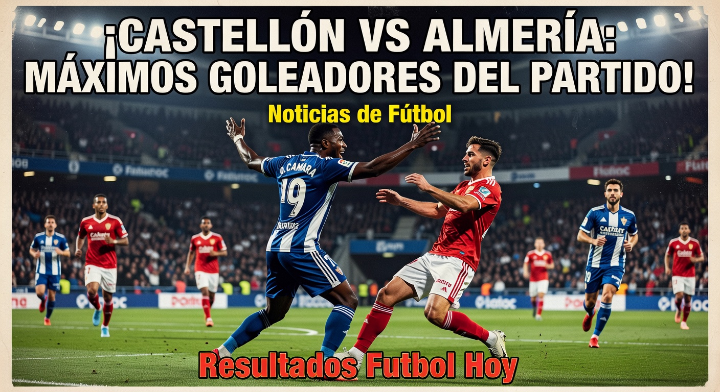 Castellon vs Almeria in La Liga 2 Action