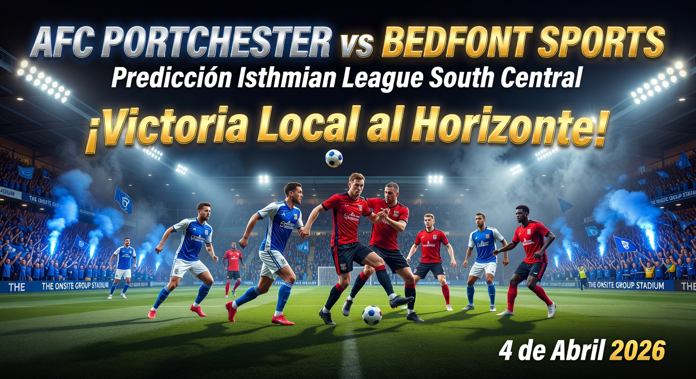 AFC Portchester vs Bedfont Sports Pronóstico / Prediction