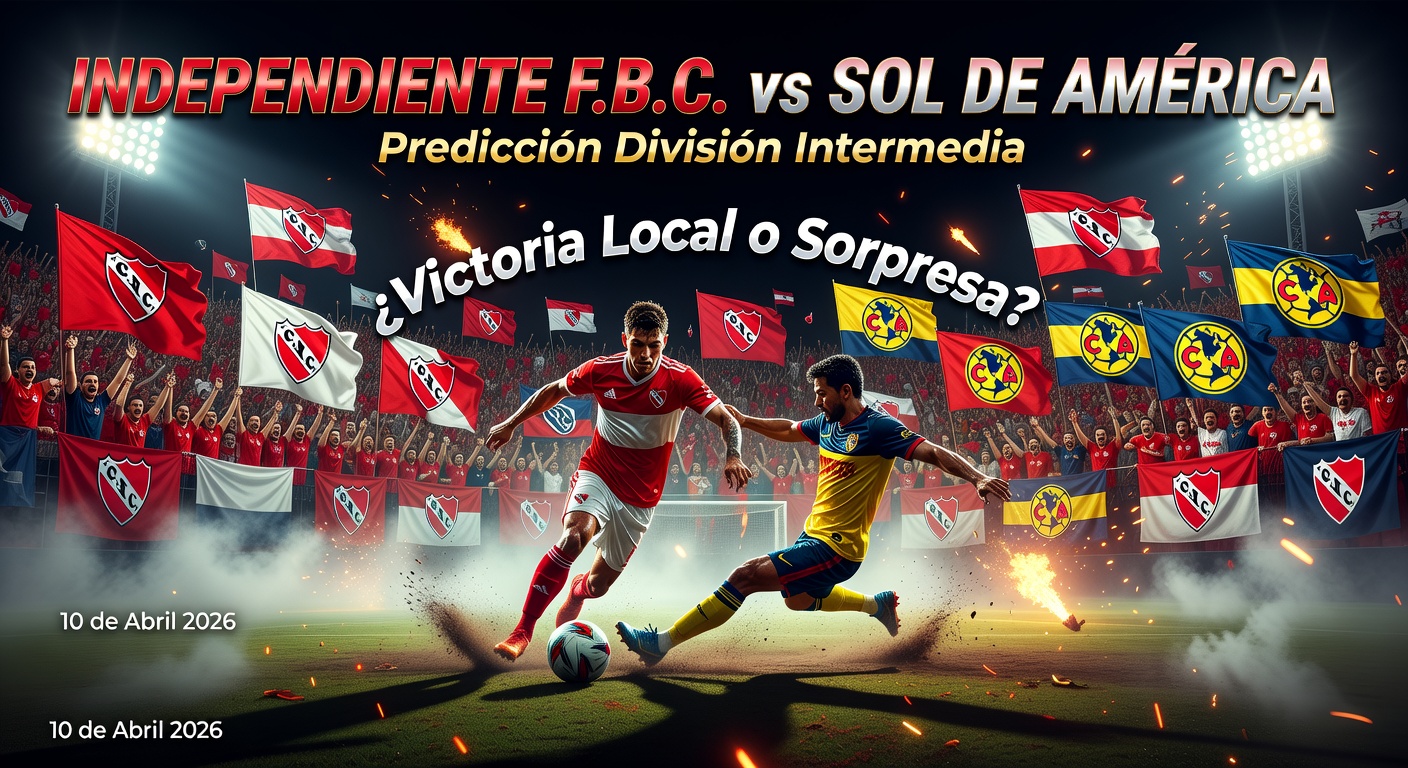 Independiente F.b.c. vs SOL DE America Pronóstico / Prediction