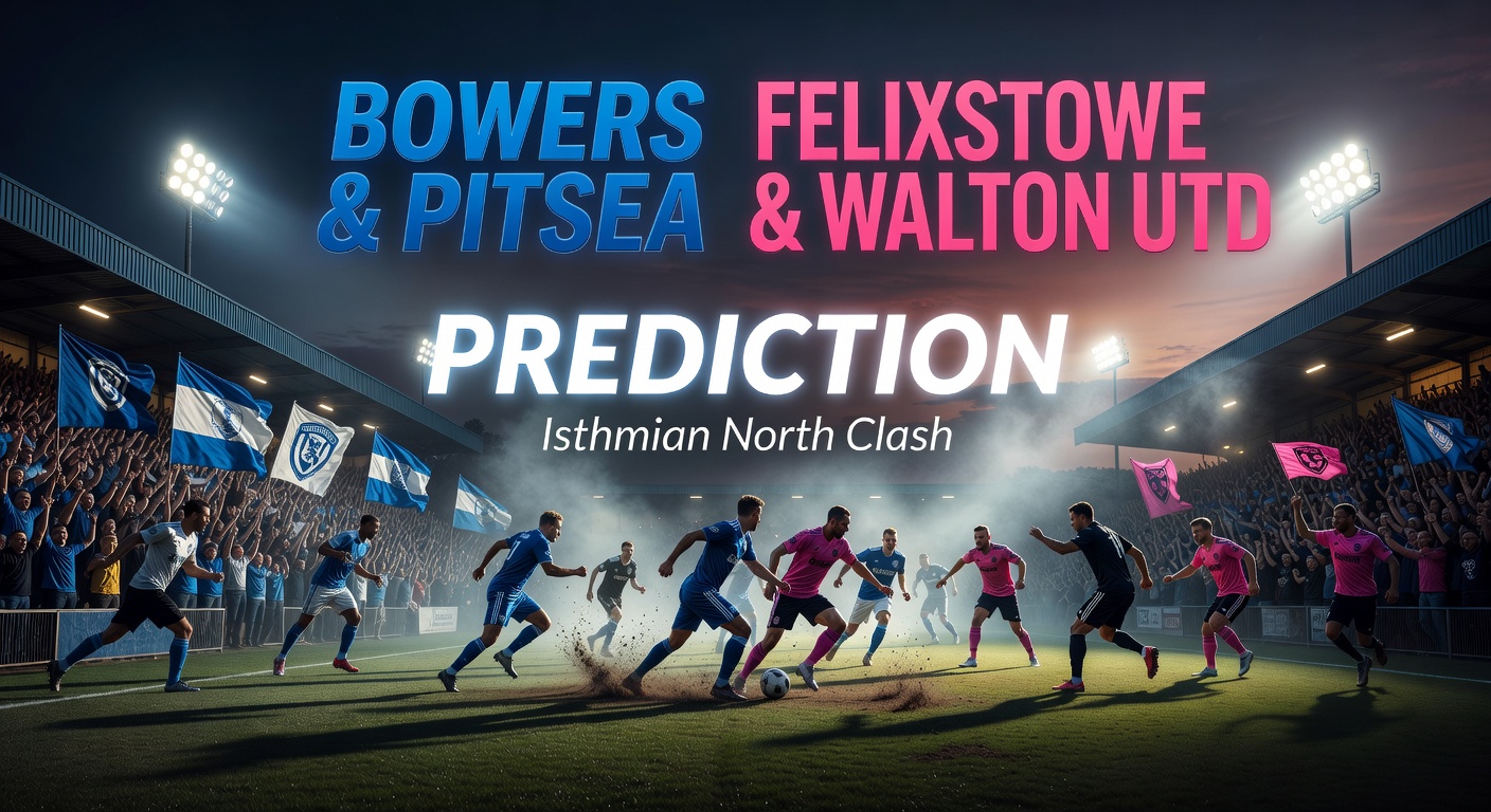 Bowers & Pitsea vs Felixstowe & Walton Utd Pronóstico / Prediction