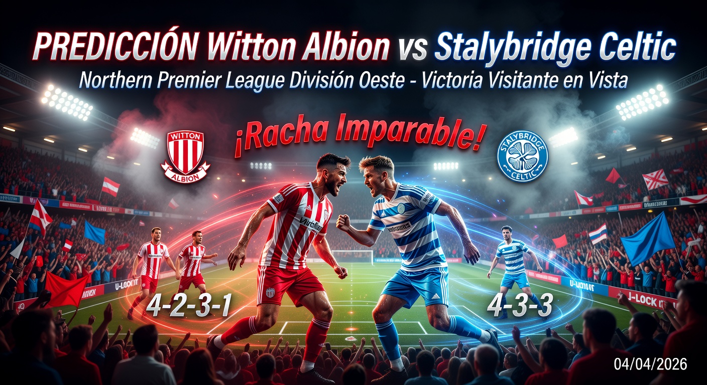 Witton Albion vs Stalybridge Celtic Pronóstico / Prediction