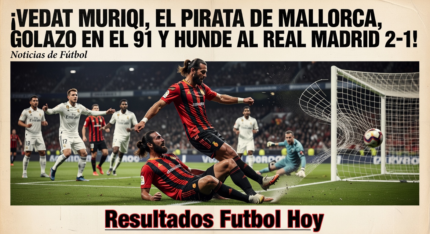 Real Madrid stunned 1-2 by Mallorca in La Liga upset
