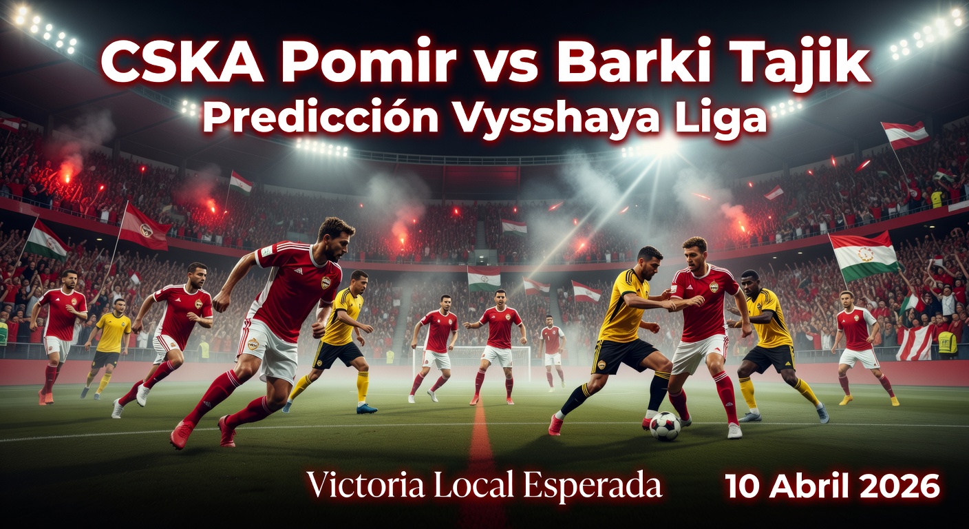 CSKA Pomir vs Barki Tajik Pronóstico / Prediction