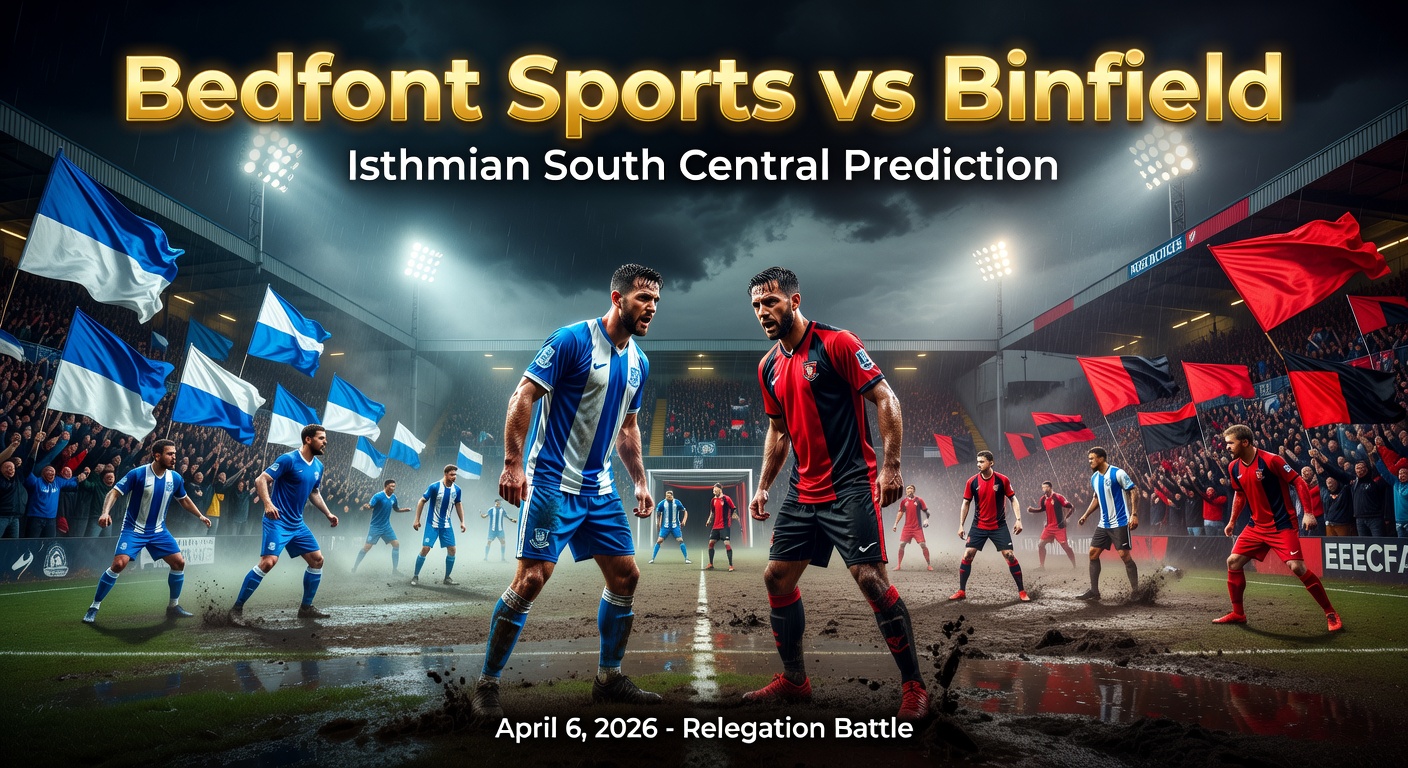 Bedfont Sports vs Binfield Pronóstico / Prediction