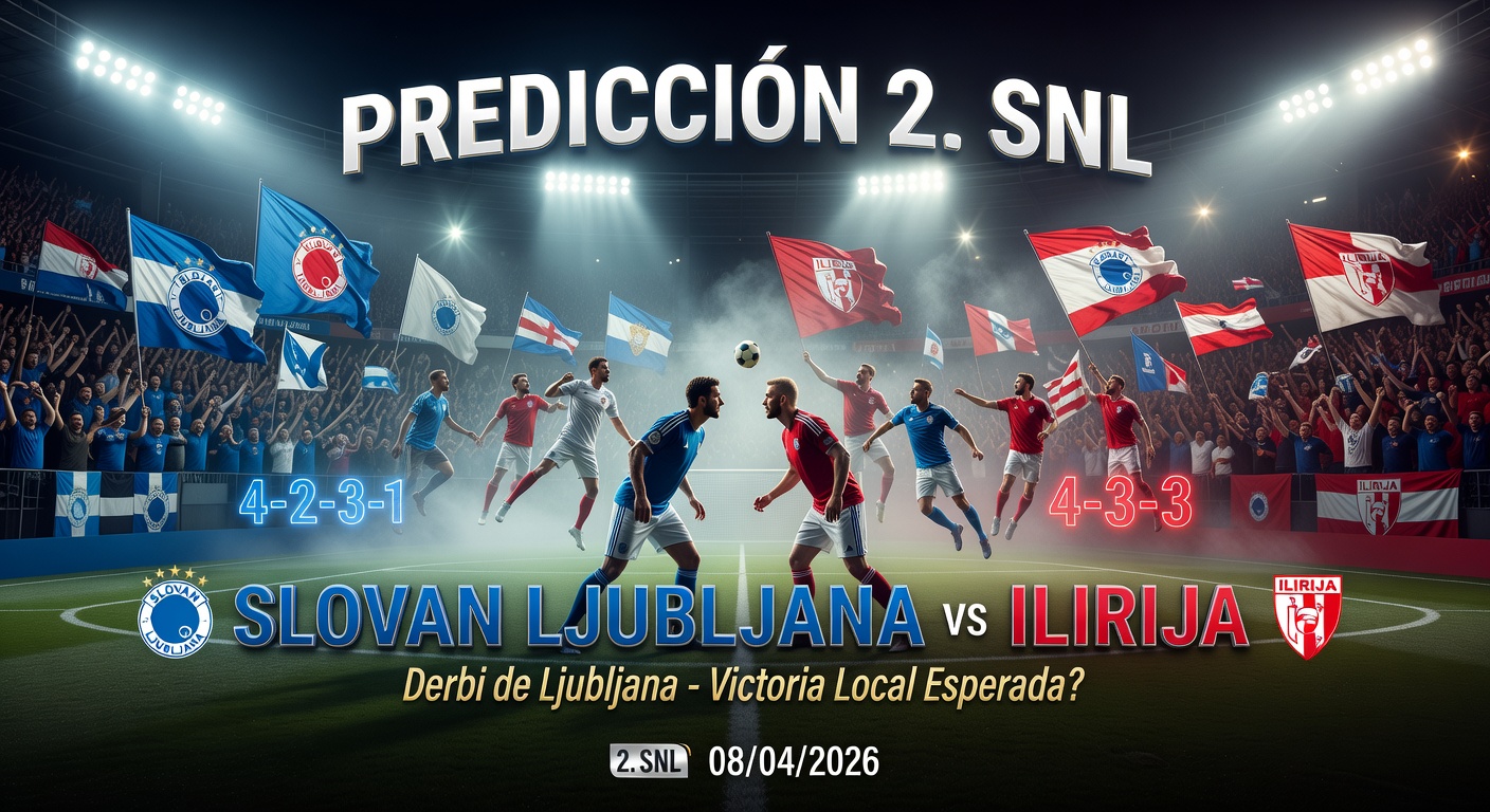 Slovan Ljubljana vs Ilirija Pronóstico / Prediction