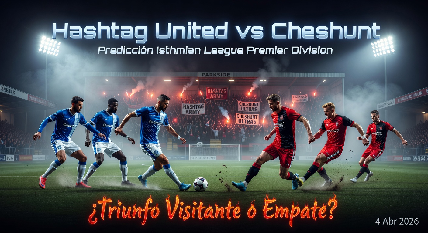 Hashtag United vs Cheshunt Pronóstico / Prediction