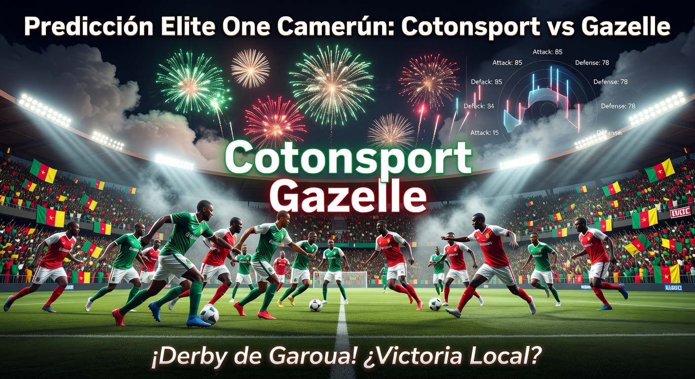 Cotonsport vs Gazelle Pronóstico / Prediction