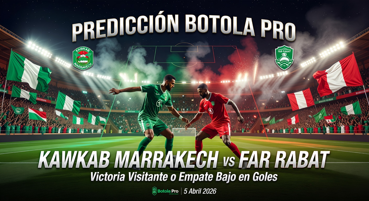 Kawkab Marrakech vs FAR Rabat Pronóstico / Prediction