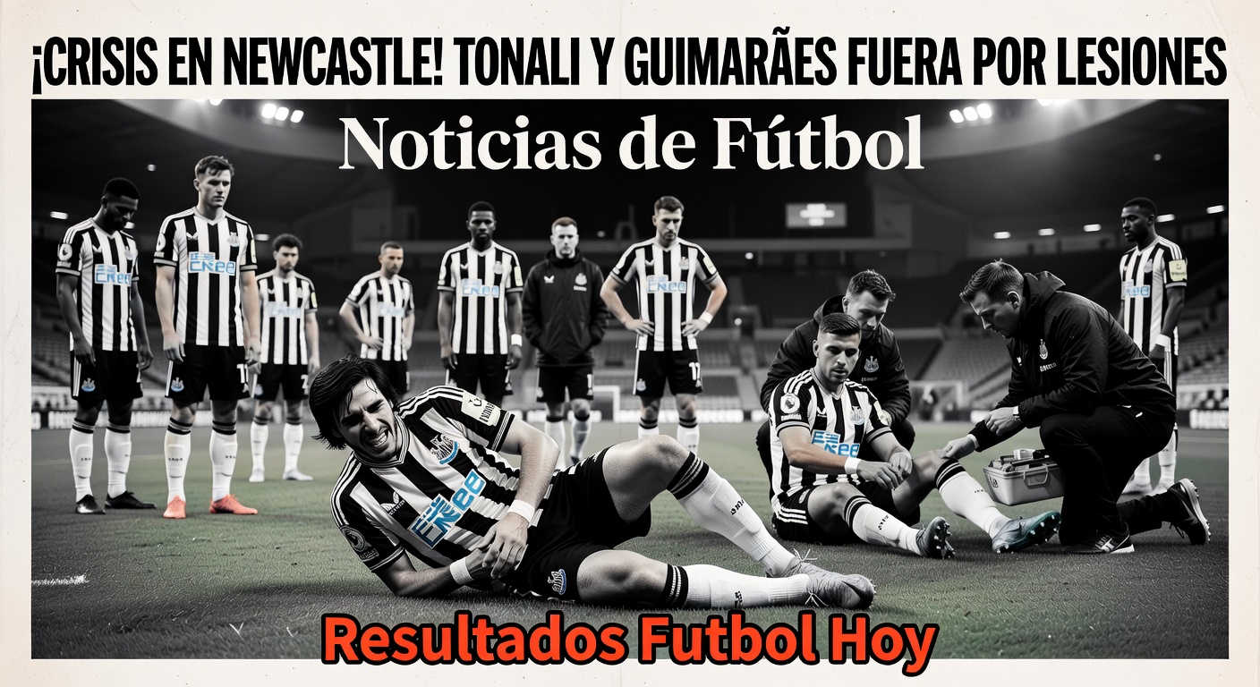 Newcastle United hit by injuries: Tonali, Guimaraes out (Premier Injuries)