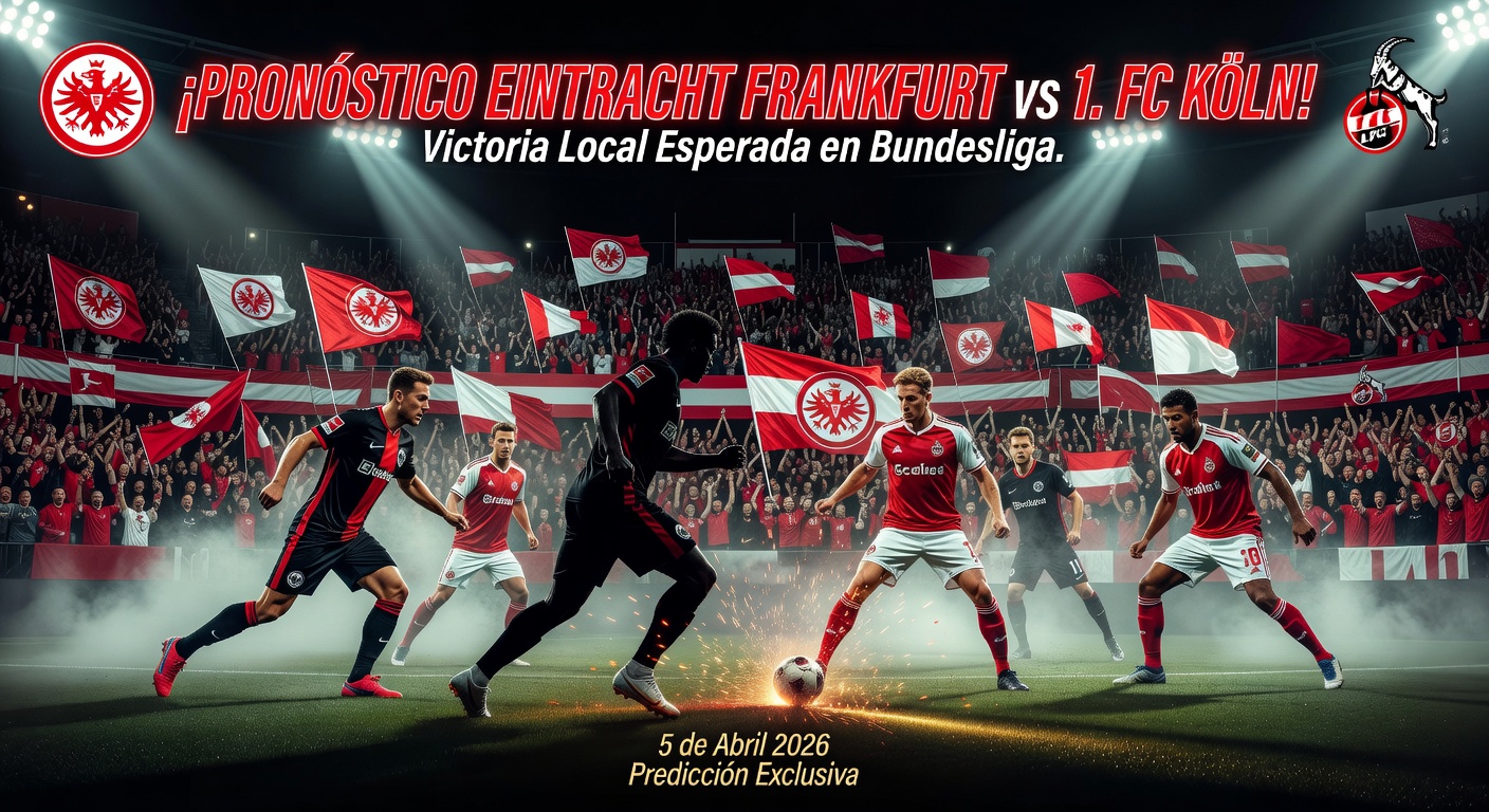 Eintracht Frankfurt vs 1. FC Köln Pronóstico / Prediction