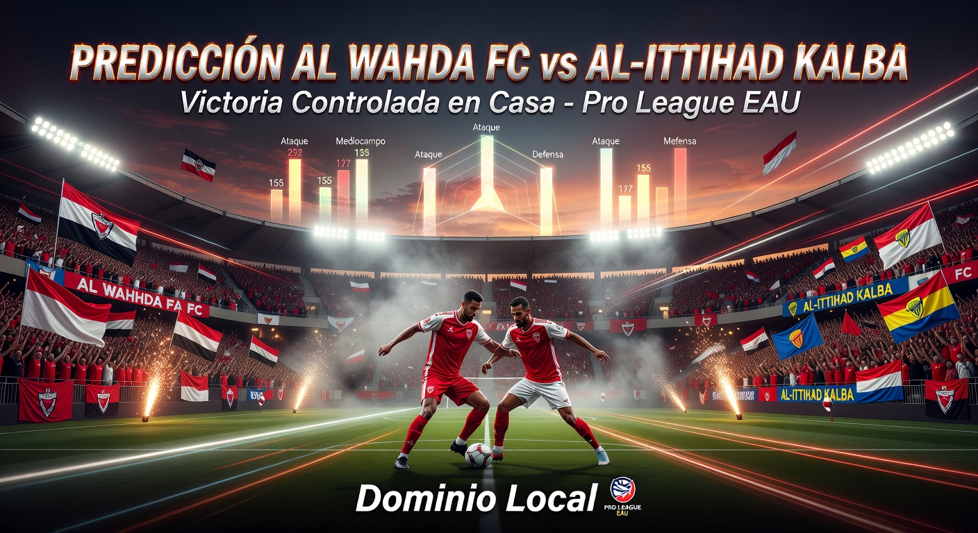 Al Wahda FC vs Al-Ittihad Kalba Pronóstico / Prediction