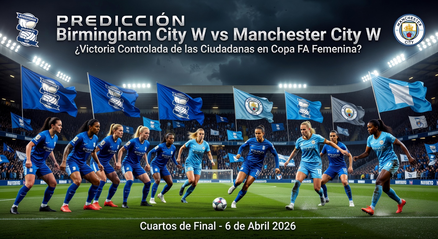 Birmingham City W vs Manchester City W Pronóstico / Prediction