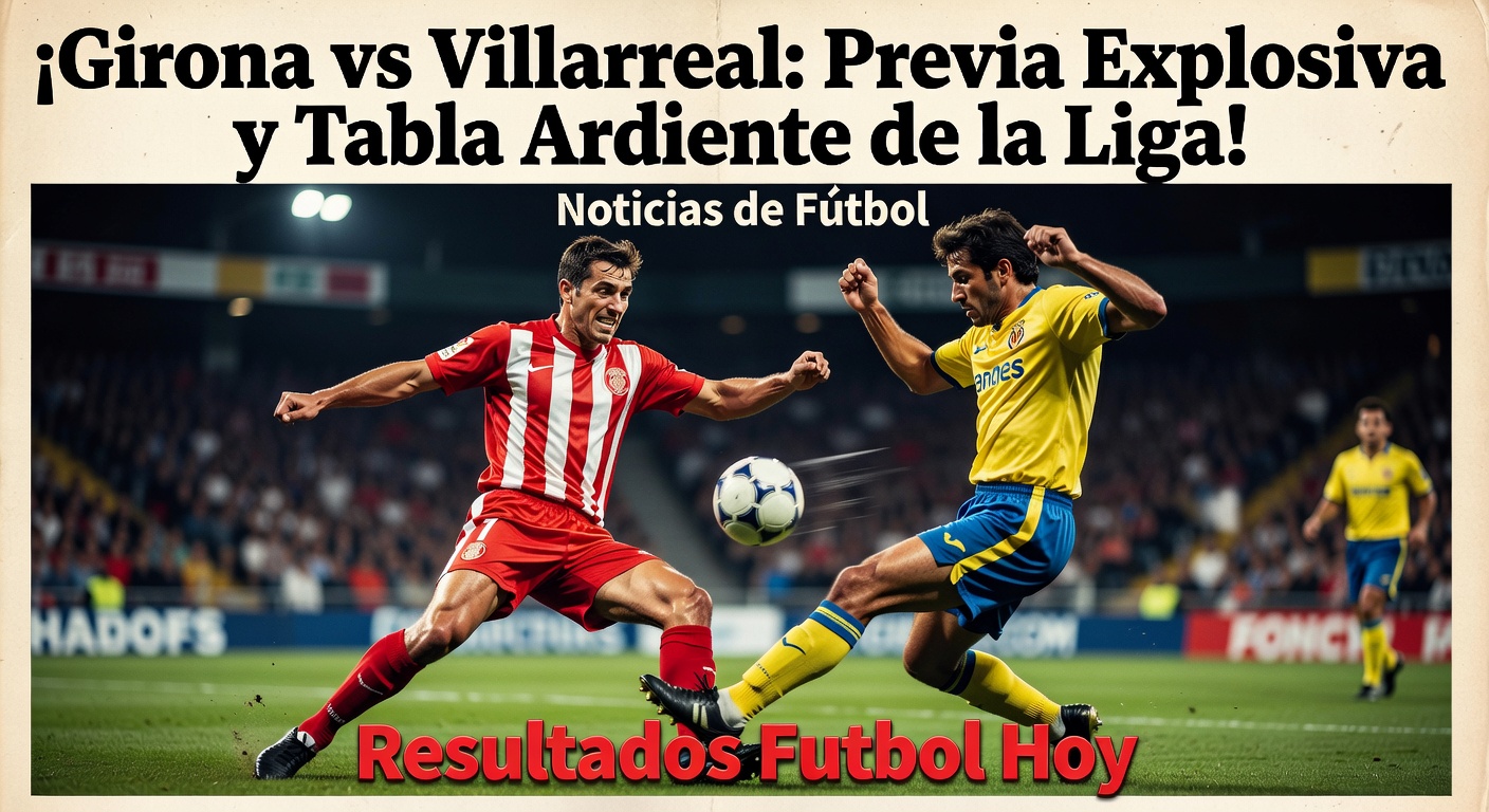 Girona vs Villarreal in La Liga
