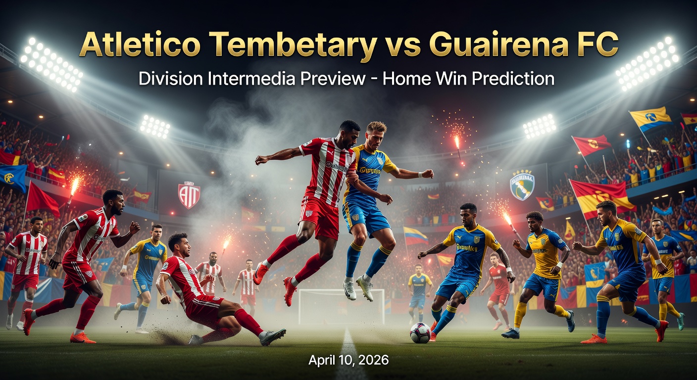 Atlético Tembetary vs Guairena FC Pronóstico / Prediction