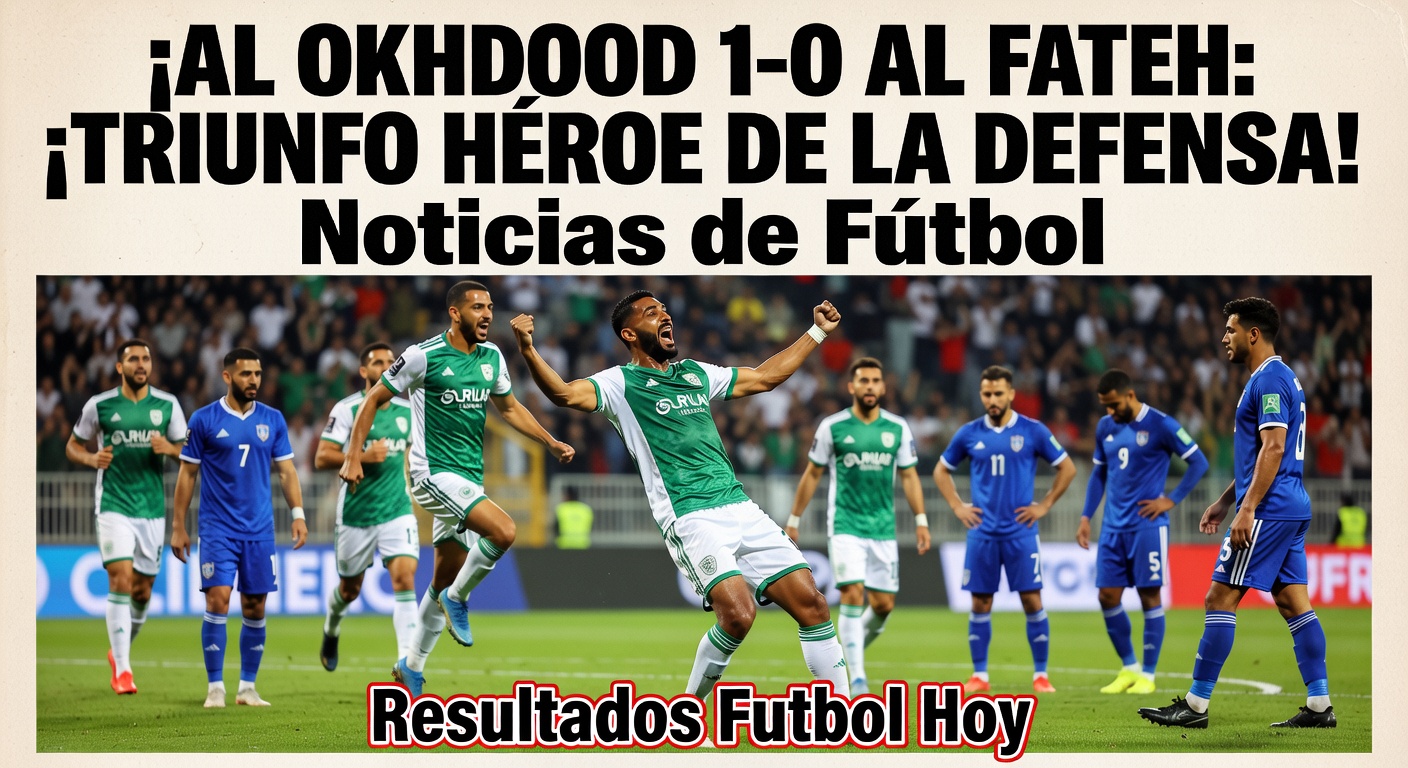 Al Okhdood defeat Al Fateh 1-0 in Saudi Pro League