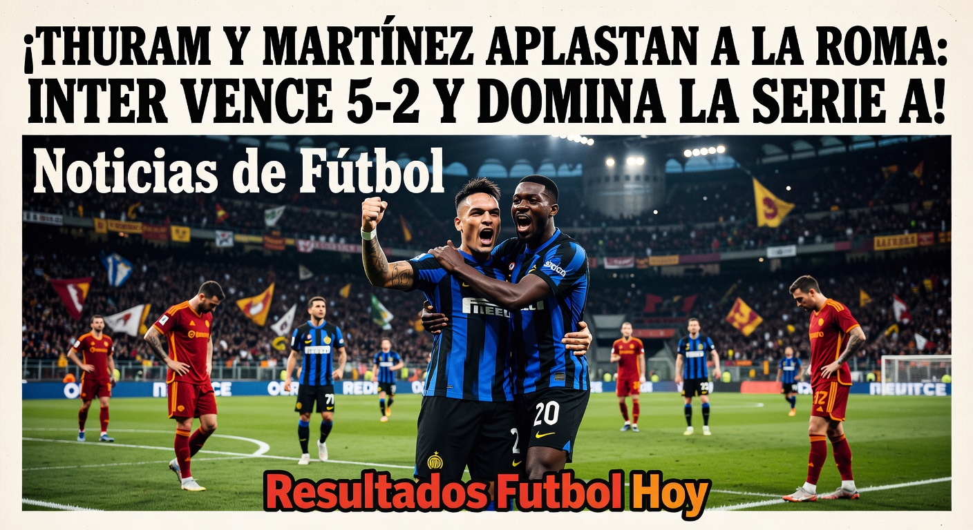 Inter Milan 5-1 Roma (65') - Thuram and Martinez inspire statement win