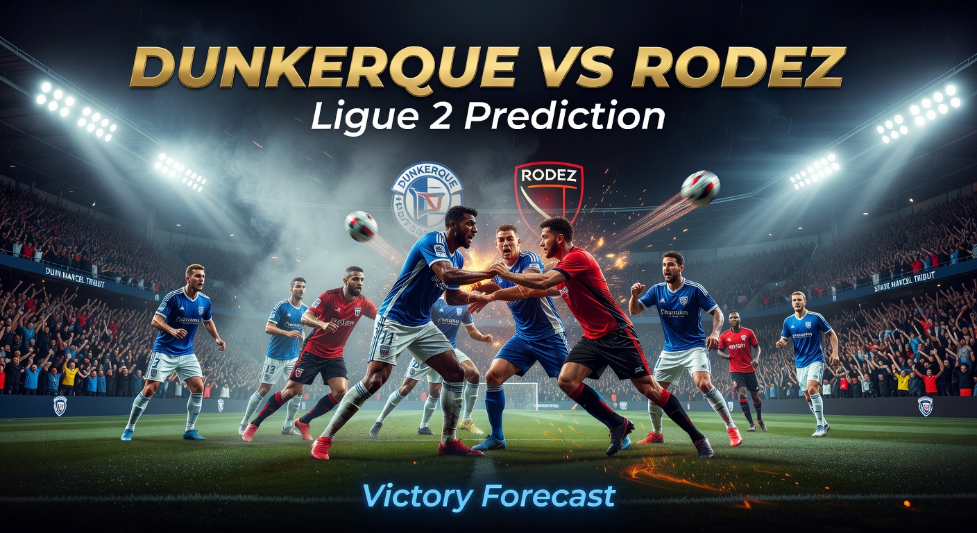 Dunkerque vs Rodez Pronóstico / Prediction