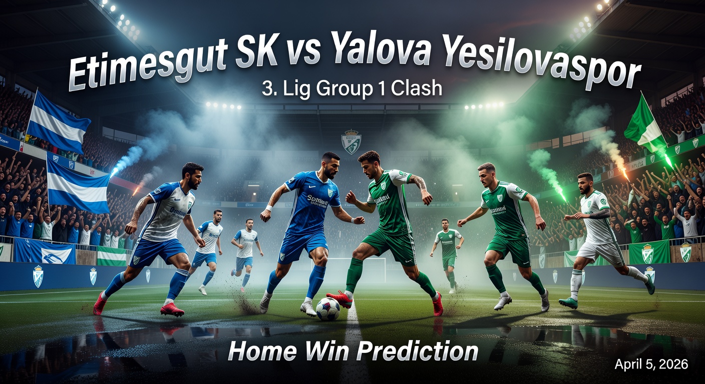 Etimesgut SK vs Yalova Yeşilovaspor Pronóstico / Prediction