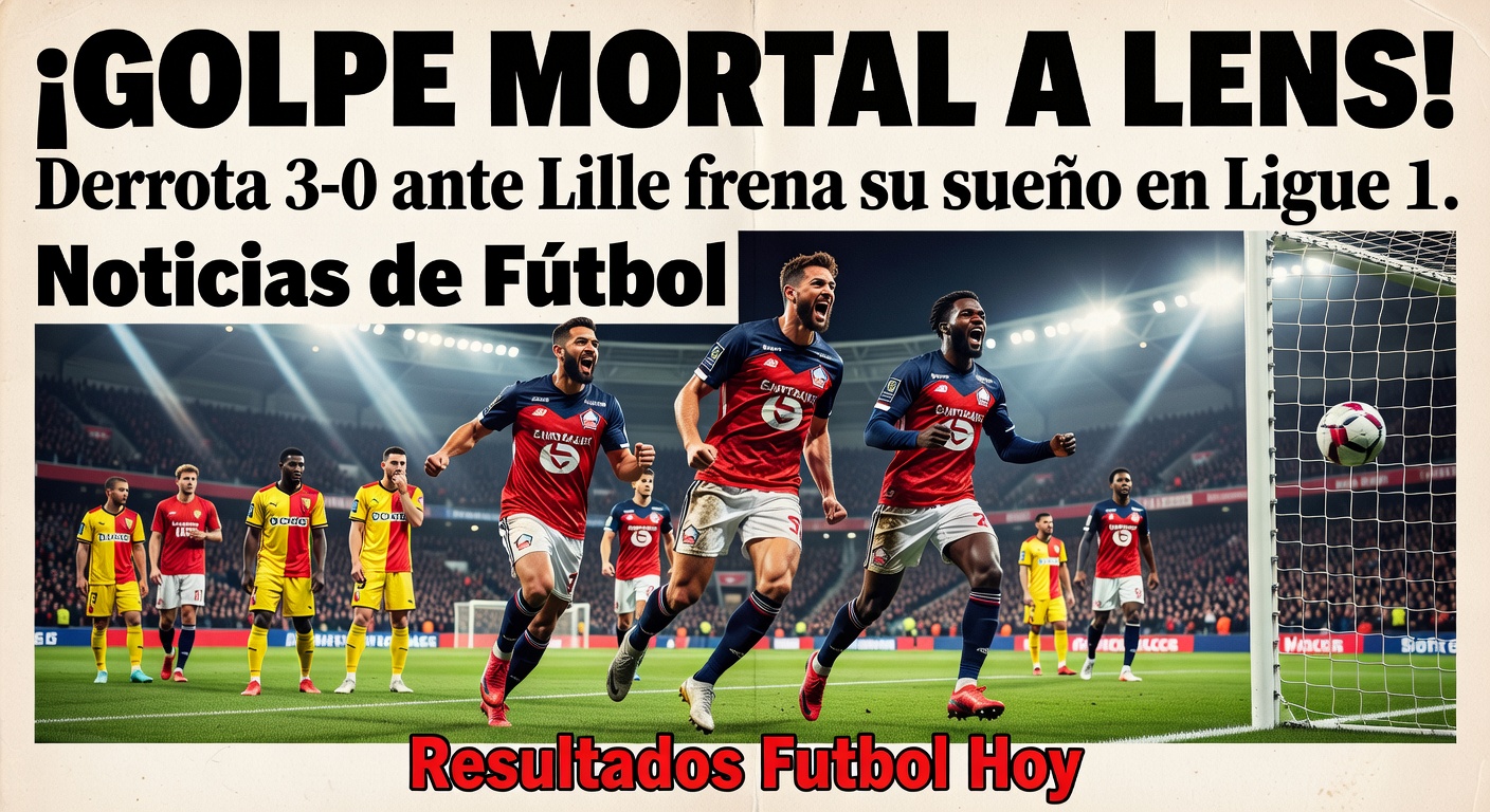 Lens' Ligue 1 title push hit by 0-3 Lille defeat (Dawn, 8 hours ago)