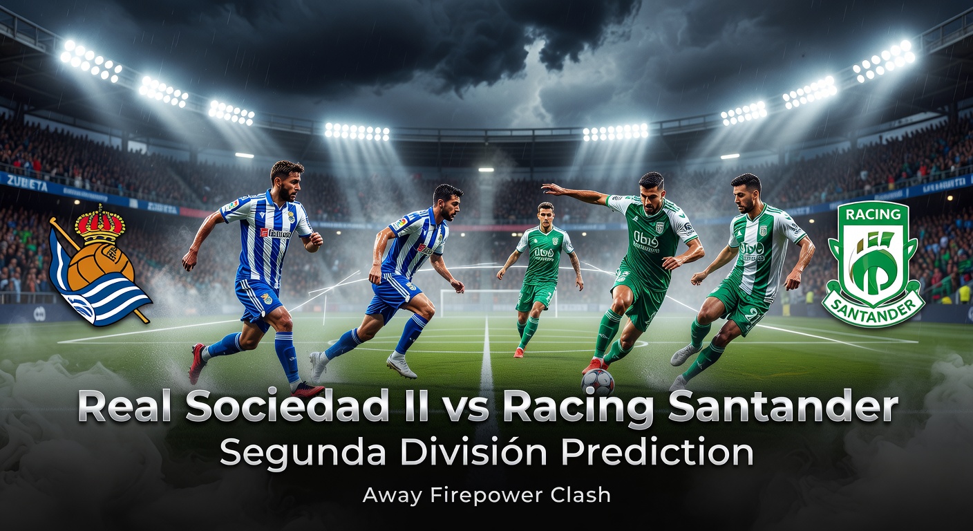 Real Sociedad II vs Racing Santander Pronóstico / Prediction