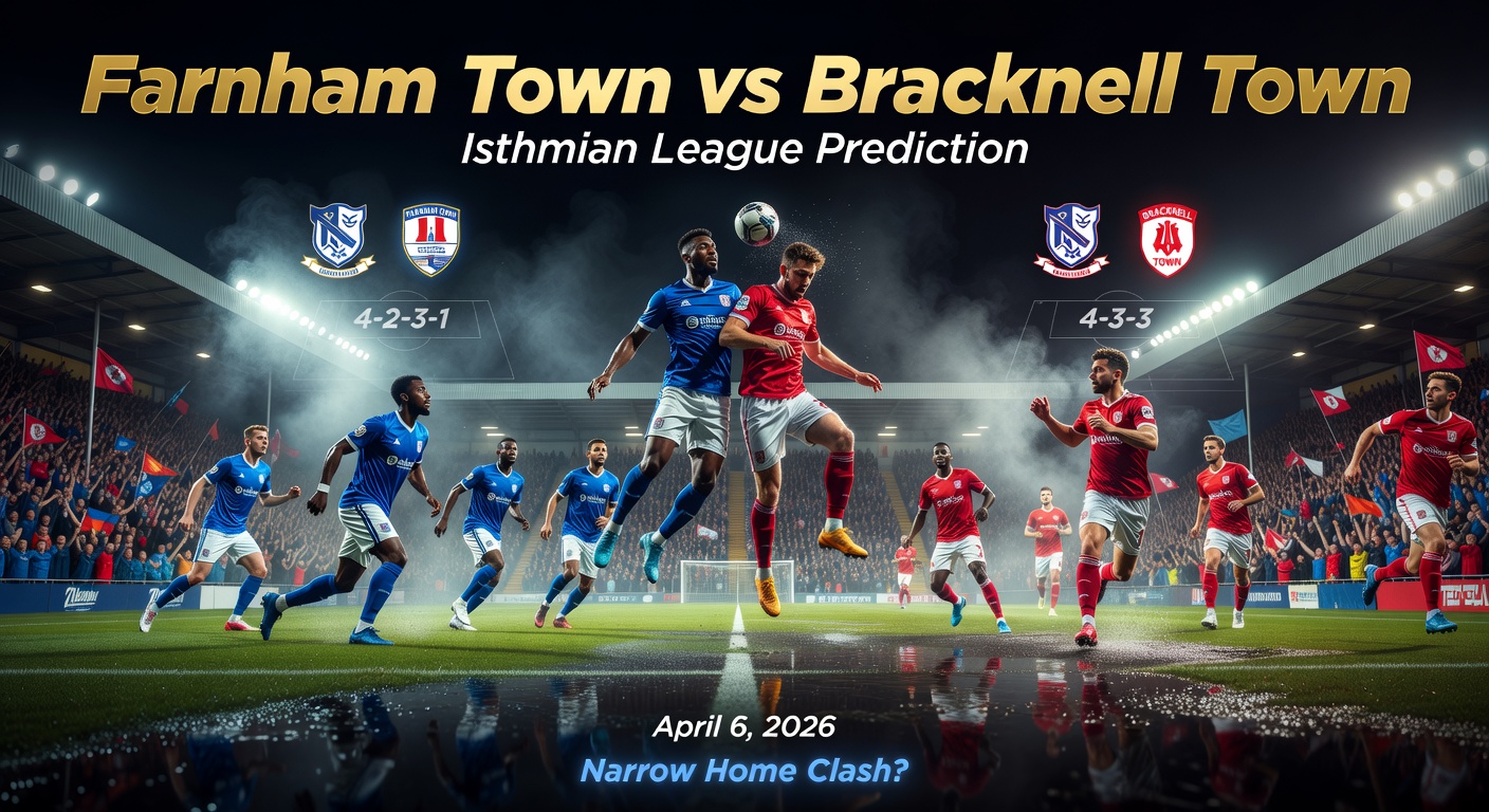Farnham Town vs Bracknell Town Pronóstico / Prediction