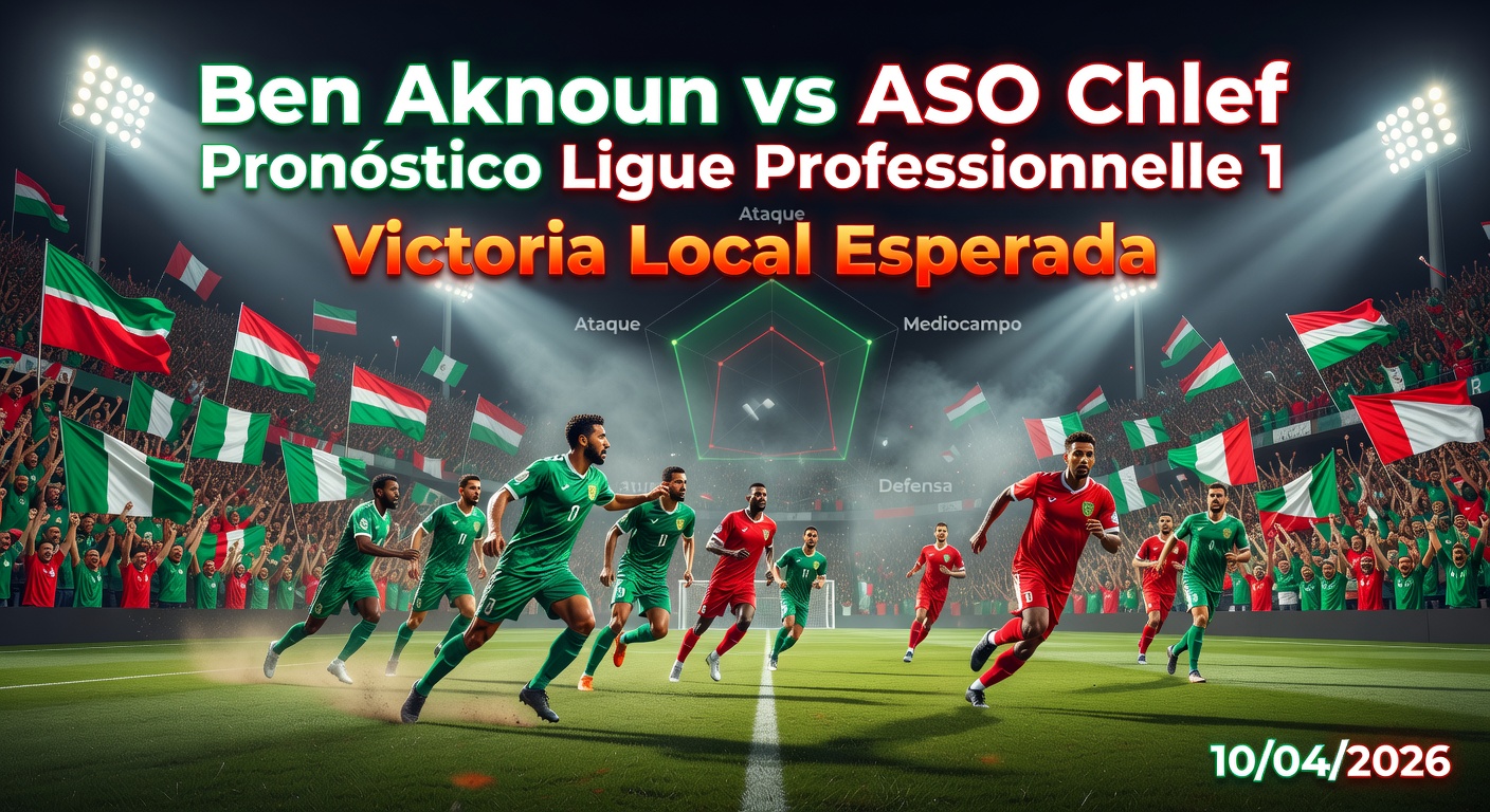 Ben Aknoun vs ASO Chlef Pronóstico / Prediction