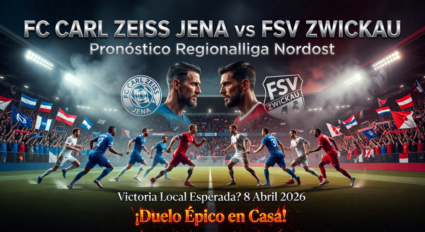 FC Carl Zeiss Jena vs FSV Zwickau Pronóstico / Prediction