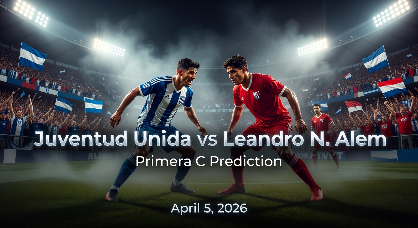 Juventud Unida vs Leandro N. Alem Pronóstico / Prediction