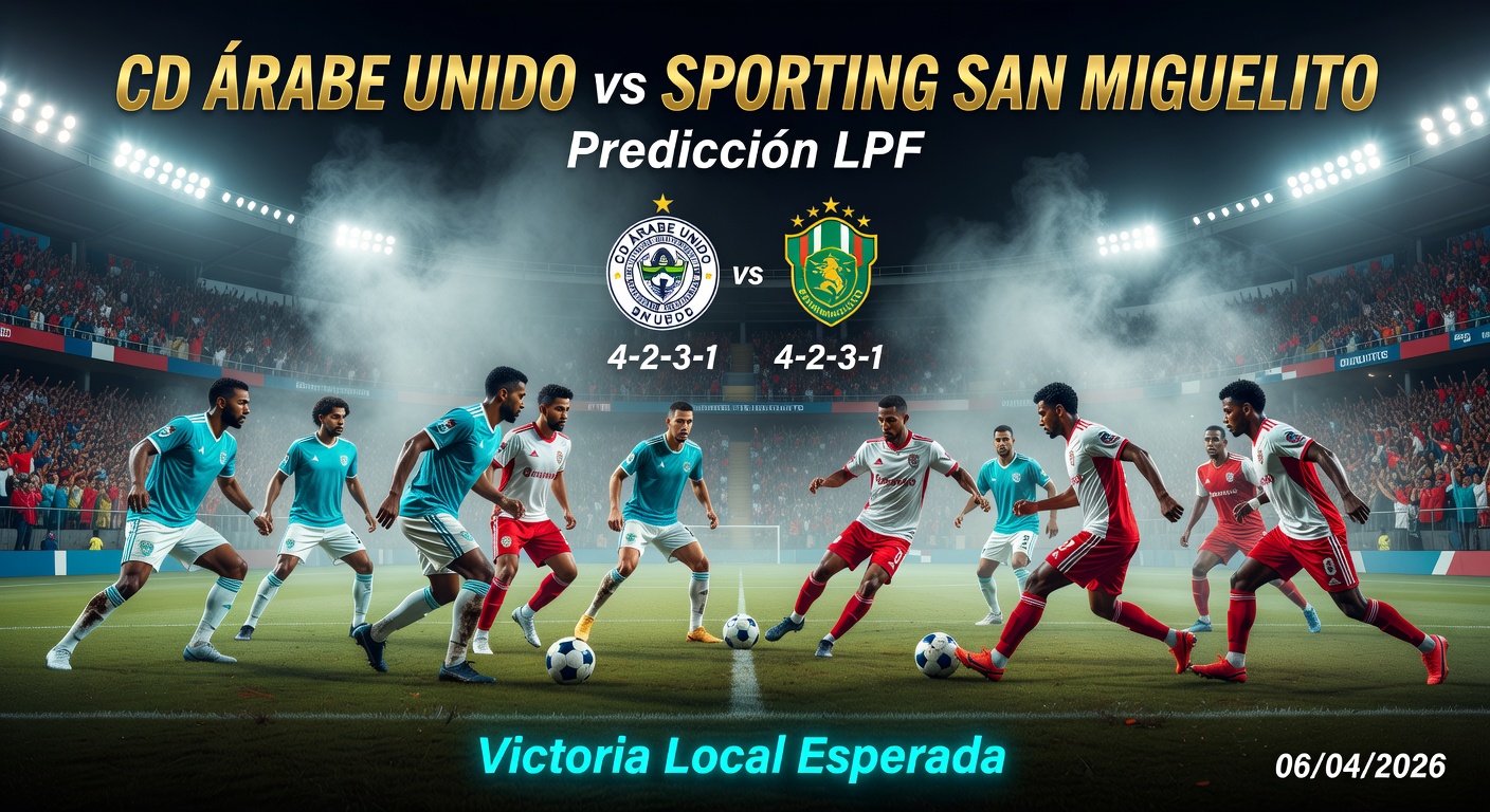 CD Arabe Unido vs Sporting San Miguelito Pronóstico / Prediction