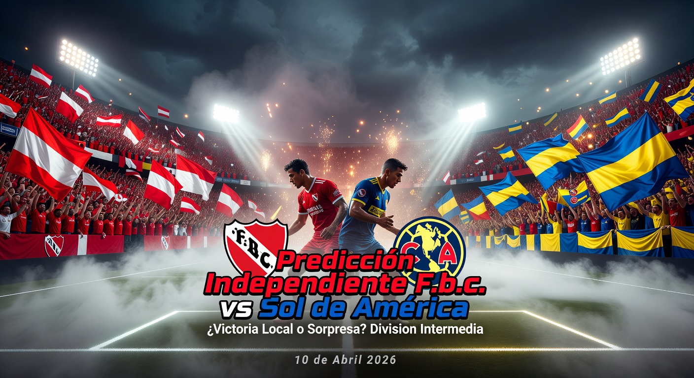 Independiente F.b.c. vs SOL DE America Pronóstico / Prediction