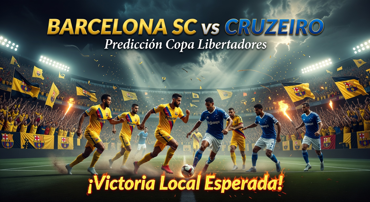 Barcelona SC vs Cruzeiro Pronóstico / Prediction