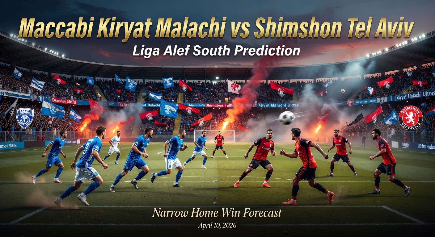 Maccabi Kiryat Malachi vs Shimshon Tel Aviv Pronóstico / Prediction