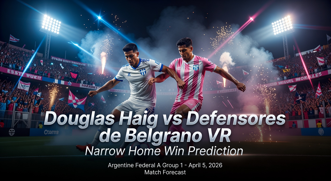 Douglas Haig vs Defensores de Belgrano VR Pronóstico / Prediction