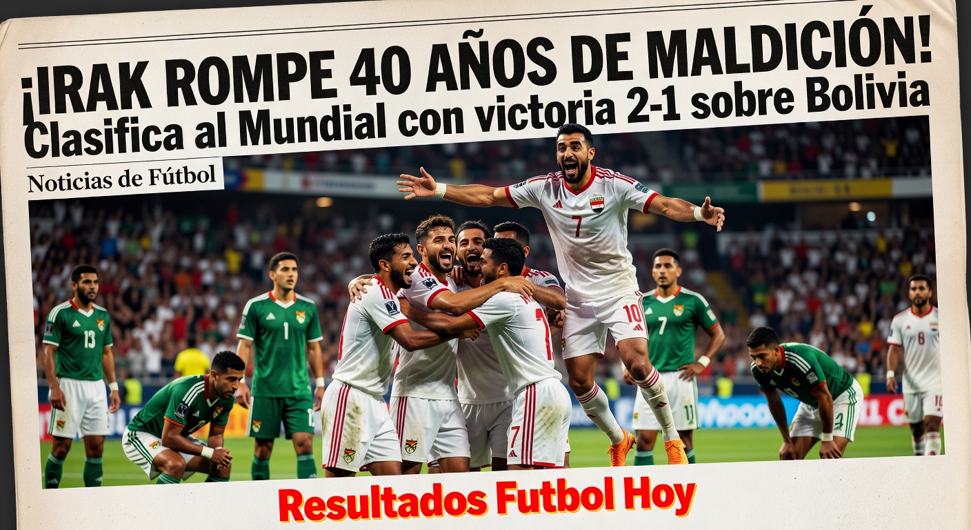 Iraq Secure Final Spot in 2026 World Cup with 2-1 Win Over Bolivia