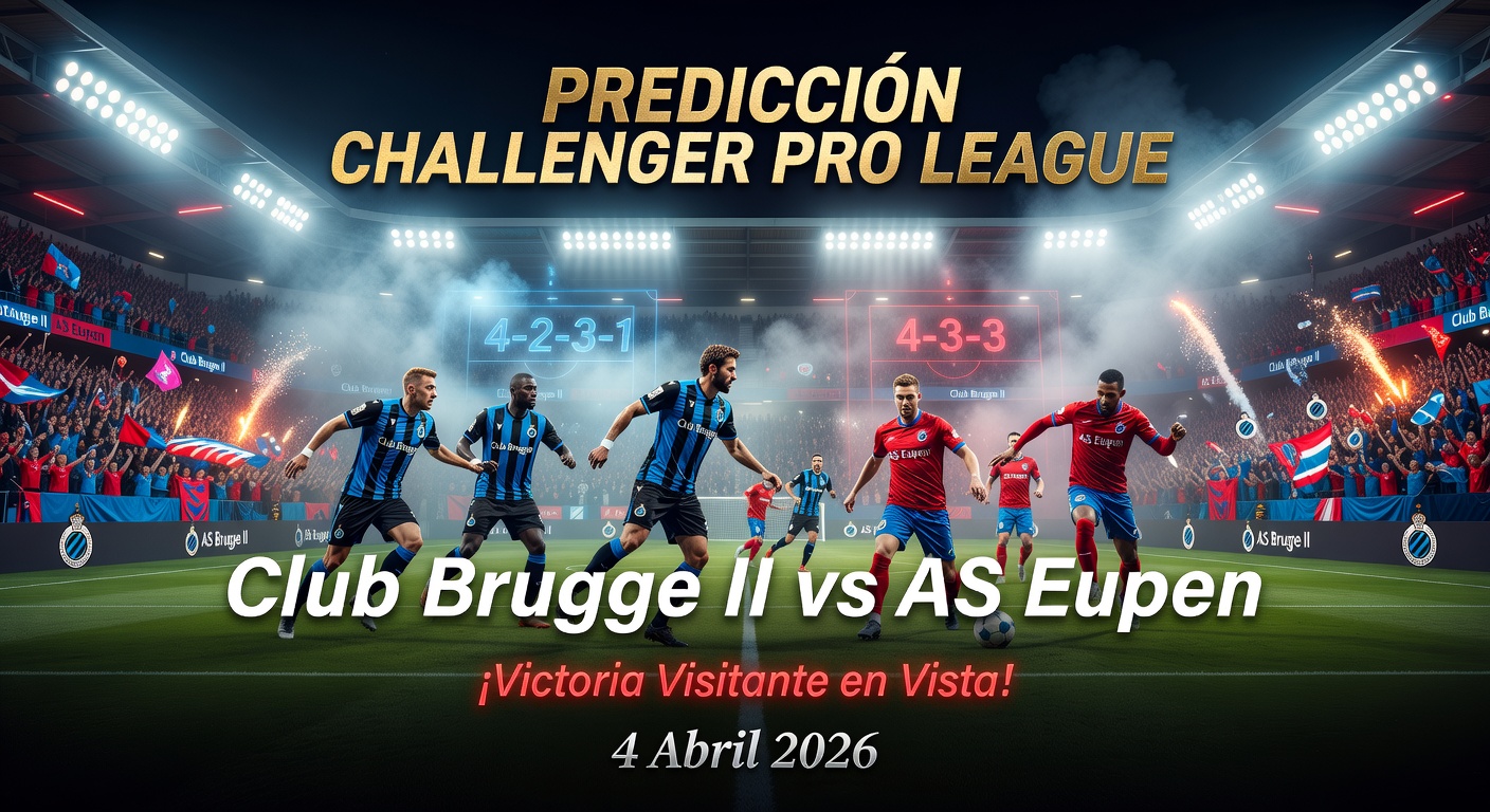 Club Brugge II vs AS Eupen Pronóstico / Prediction