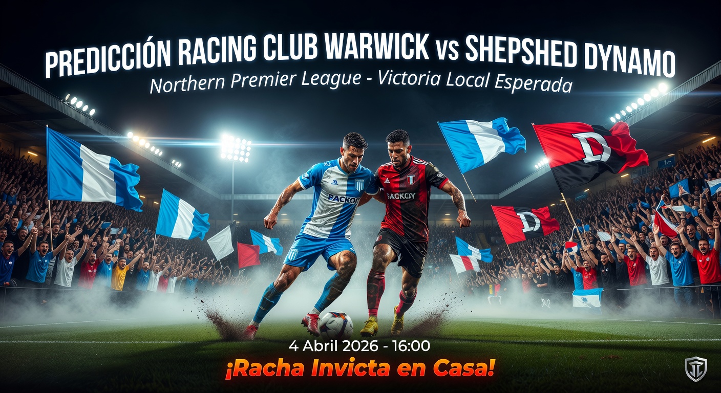 Racing Club Warwick vs Shepshed Dynamo Pronóstico / Prediction