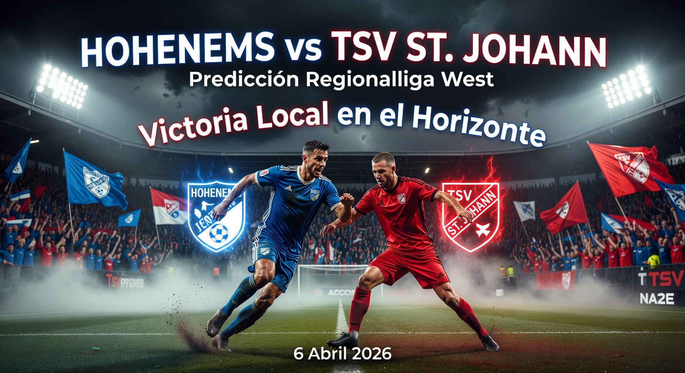 Hohenems vs TSV St. Johann Pronóstico / Prediction